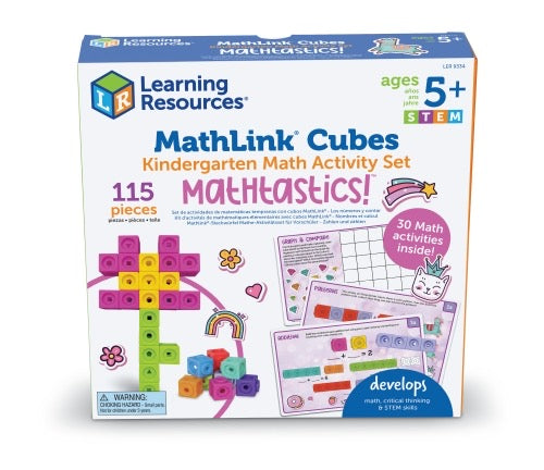 Mathlink Cubes Kindergarten Math Activity Set: Mathtastics!