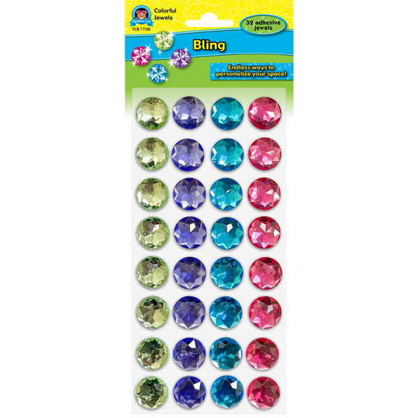 Colourful Adhesive Bling Jewels