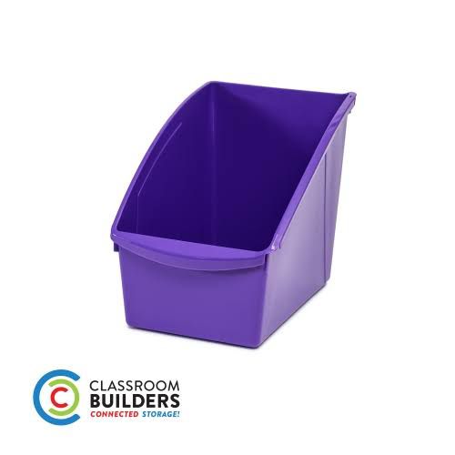 Medium Book Tubs 5 Pack Neon Colours