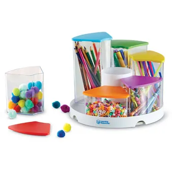 Create-A-Space See-Thru Spinning Bins