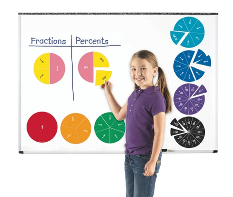 Magnetic Double-Sided Fraction Circles