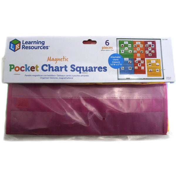 Magnetic Pocket Chart Squares (Set Of 6)