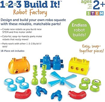 1-2-3 Build It! Robot Factory