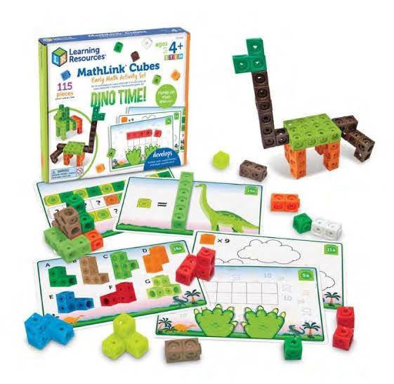 Mathlink Cubes: Dino Time!