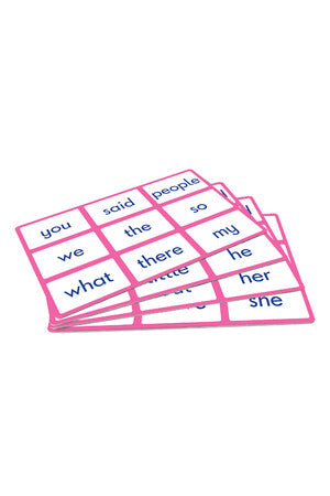 Tricky Word Bingo