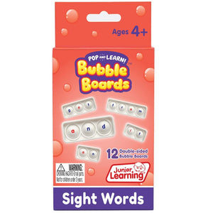 Sight Words Bubble Board