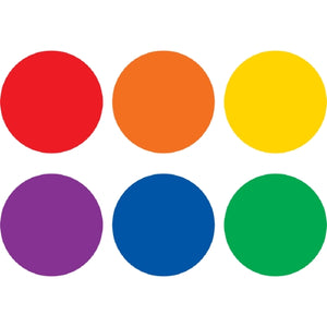 Colour Circles Vinyl Spot Markers