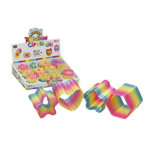 Rainbow slinky toy