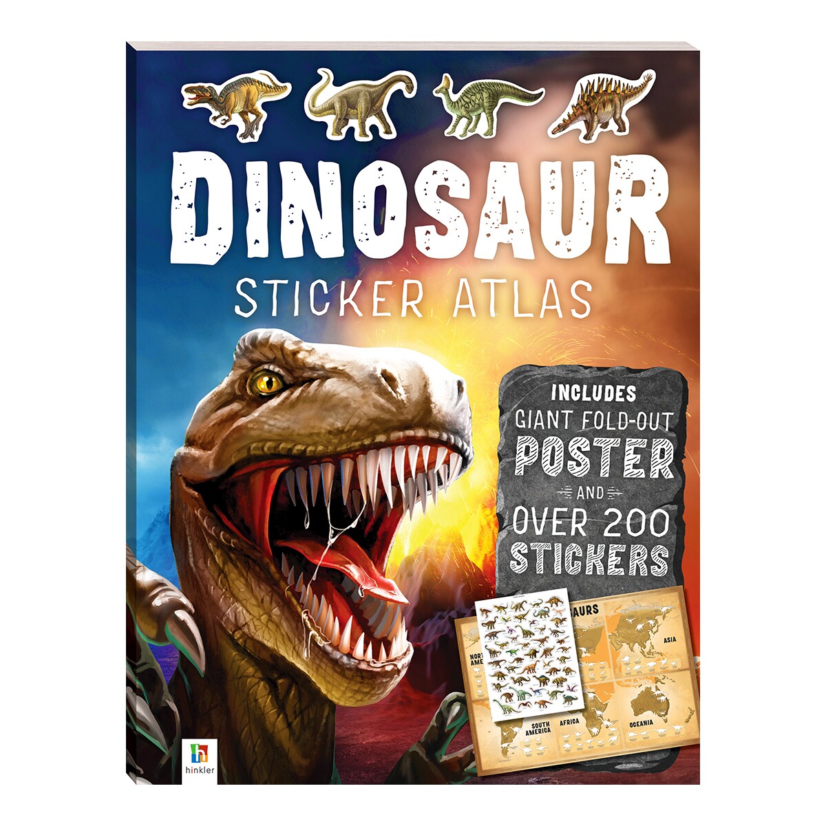 Dinosaurs Sticker Atlas