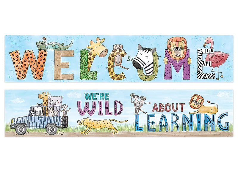 Safari Friends Welcome Banner