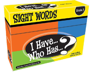 I Have, Who Has Sight Word Game (Year 2)