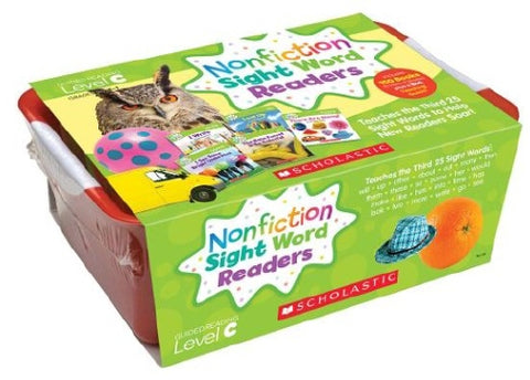 Nonfiction Sight Word Readers Classroom Tub Level C