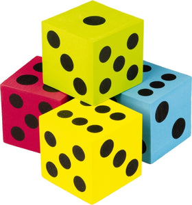 Foam Colour Jumbo Dice