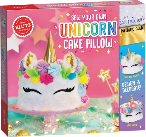 Sew Your Own Unicorn Cake Pillow