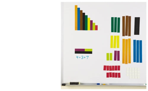 Write-On/Wipe-Off Clingy Cuisenaire Rods