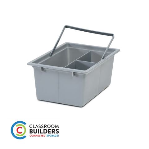 Divided Storage Caddy - Silver