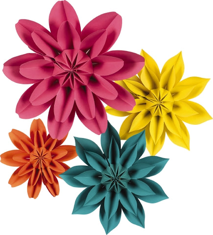 Beautiful Brights Paper Flowers