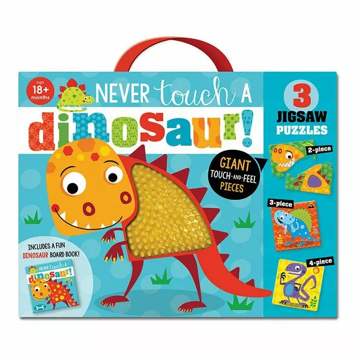 Never Touch a Dinosaur Jigsaw Puzzle Set (Ages 18+ months)