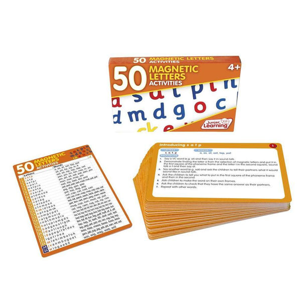 50 Magnetic Letter Activities