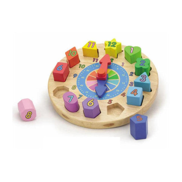 Shape Sorting Puzzle Clock