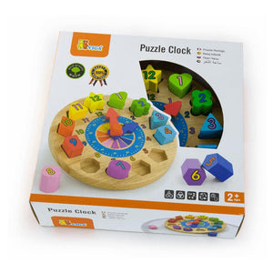 Shape Sorting Puzzle Clock