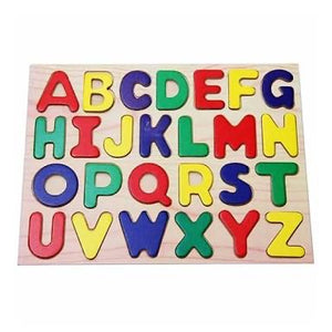 Alphabet Upper case puzzle raised