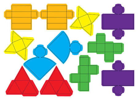 Geometric Nets Curriculum Cut-Outs (pack of 36)