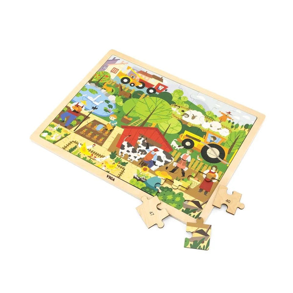 Wooden Farm Puzzle – 48 Pieces