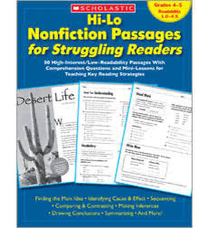 Hi-Lo Nonfiction Passages for Struggling Readers: Grades 4-5