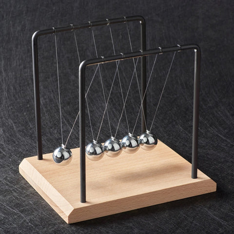 Newton cradle 18cm Beach Timbe