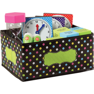 Chalkboard brights small storage bin