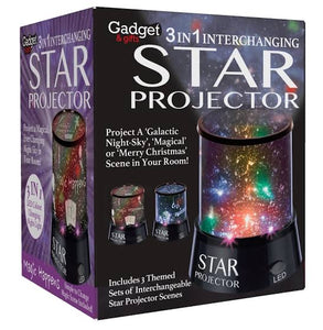 Interchangeable star projector