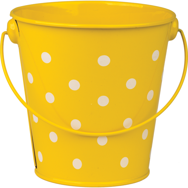 Polka dots bucket