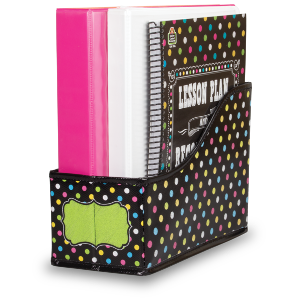 Chalkboard brights book bin