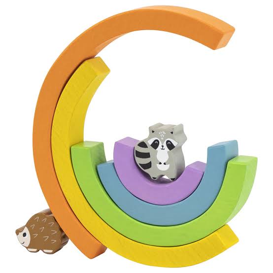 Viga - Rainbow Balancing Blocks - Animals