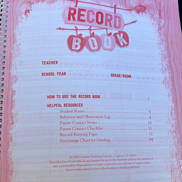 Record book