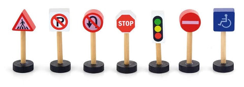 Viga Train Set Traffic Sign