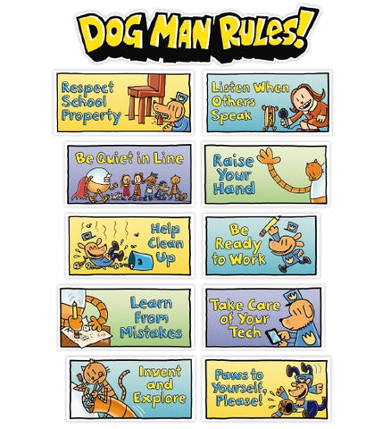 Dogman Class Rules Mini Bulletin Board