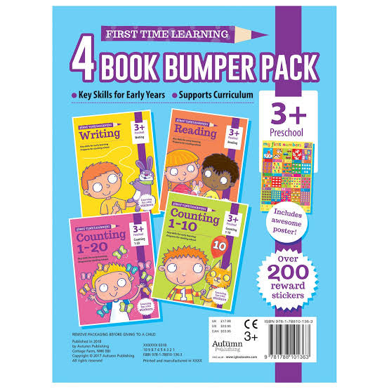 First Time Learning: 4 Book Bumper Pack/3years+