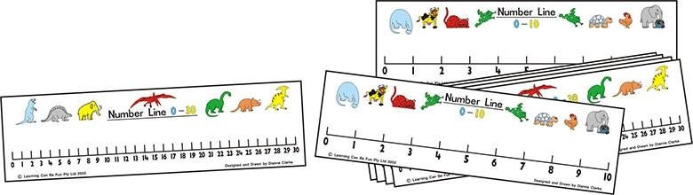 Student number lines pack of 15