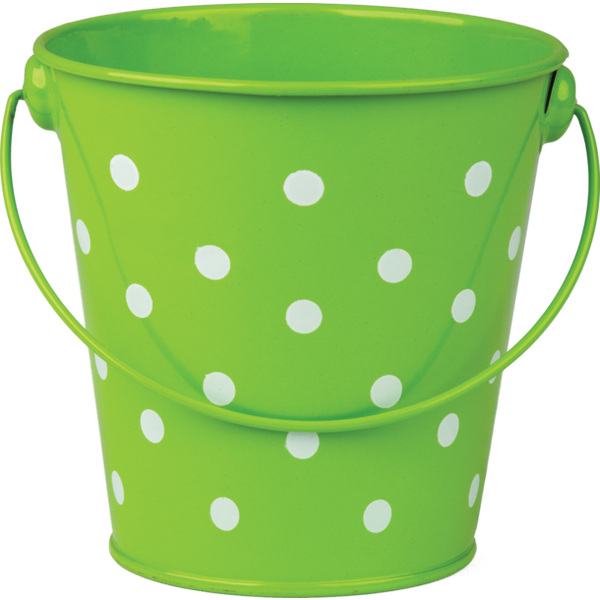 Polka dots bucket