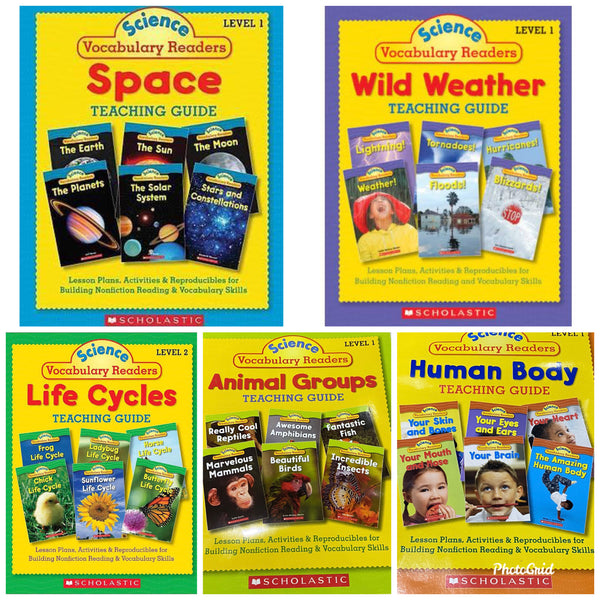 Science vocabulary readers teaching guide