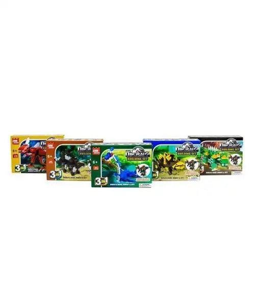 Dinosaur Building Set – Deluxe 5 Piece Set