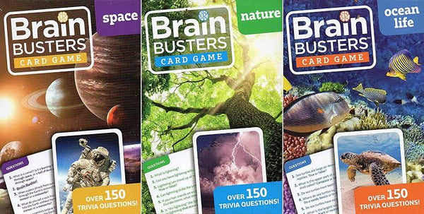 Brain Busters Card Game Pack x 6