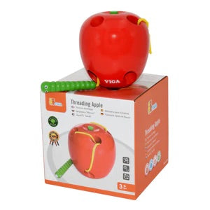 WOODEN THREADING APPLE