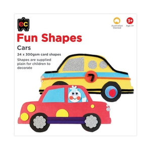 Fun Shapes Cars 24 pieces