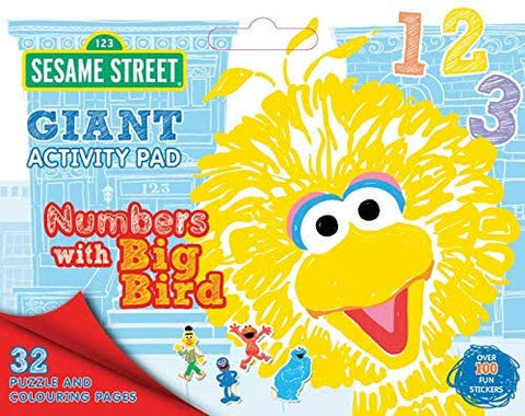 Numbers with Big Bird: Giant Activity Pad (Sesame Street)