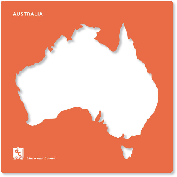 Australia & State Maps Stencil (set of 8)