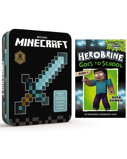 MINECRAFT GIFT TIN WITH HEROBRIN