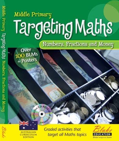 Targeting Maths BLM number, fractions and money books and CD